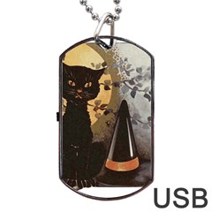 Owls 1461952 1920 Dog Tag Usb Flash (two Sides) by vintage2030