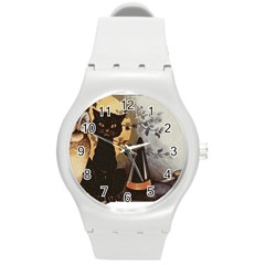 Owls 1461952 1920 Round Plastic Sport Watch (m) by vintage2030