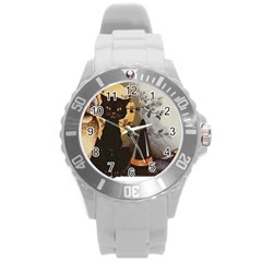 Owls 1461952 1920 Round Plastic Sport Watch (l) by vintage2030