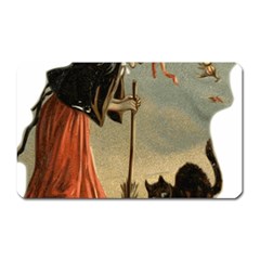 Witch 1461961 1920 Magnet (rectangular) by vintage2030