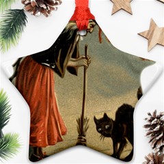 Witch 1461961 1920 Star Ornament (two Sides) by vintage2030