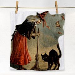 Witch 1461961 1920 Face Towel by vintage2030