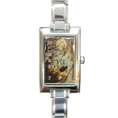 Witch 1461958 1920 Rectangle Italian Charm Watch by vintage2030