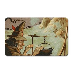 Witch 1461958 1920 Magnet (rectangular) by vintage2030