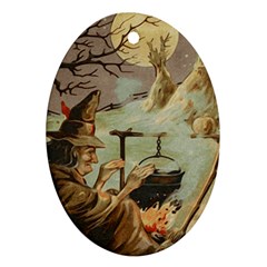 Witch 1461958 1920 Oval Ornament (two Sides) by vintage2030