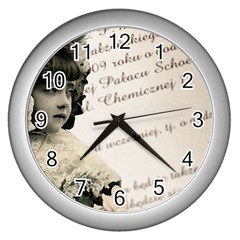 Child 1334202 1920 Wall Clock (Silver)