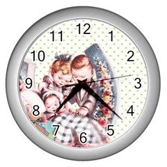 Ornamental 1336128 1280 Wall Clock (silver) by vintage2030