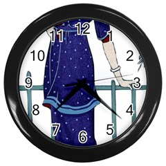 Lady 1318887 1920 Wall Clock (black) by vintage2030