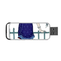 Lady 1318887 1920 Portable Usb Flash (two Sides) by vintage2030