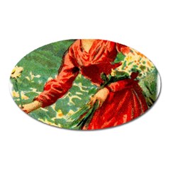 Lady 1334282 1920 Oval Magnet