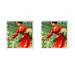 Lady 1334282 1920 Cufflinks (square) by vintage2030