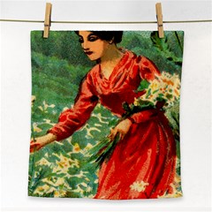 Lady 1334282 1920 Face Towel by vintage2030