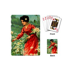 Lady 1334282 1920 Playing Cards (mini)  by vintage2030