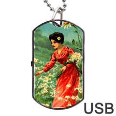 Lady 1334282 1920 Dog Tag Usb Flash (one Side) by vintage2030