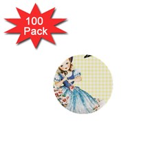 Girl 1370912 1280 1  Mini Buttons (100 Pack)  by vintage2030