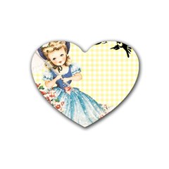 Girl 1370912 1280 Heart Coaster (4 Pack)  by vintage2030