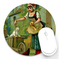 Postcard 1348470 1920 Round Mousepads