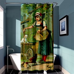 Postcard 1348470 1920 Shower Curtain 36  x 72  (Stall) 