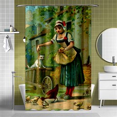 Postcard 1348470 1920 Shower Curtain 48  x 72  (Small) 