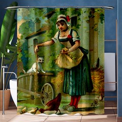 Postcard 1348470 1920 Shower Curtain 60  x 72  (Medium) 