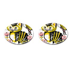 Cat 1348502 1920 Cufflinks (oval) by vintage2030