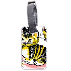 Cat 1348502 1920 Luggage Tags (two Sides) by vintage2030