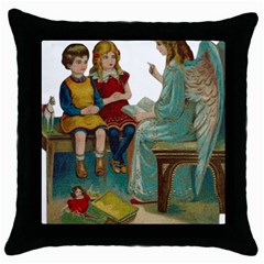 Angel 1347118 1920 Throw Pillow Case (black) by vintage2030