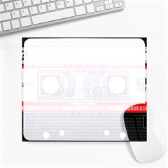 Compact Cassette Large Mousepads by vintage2030