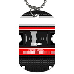 Compact Cassette Dog Tag (two Sides) by vintage2030