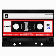 Compact Cassette Large Glasses Cloth (2-side) by vintage2030