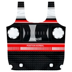 Compact Cassette Full Print Recycle Bag (xl) by vintage2030