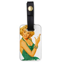 Woman 792872 1920 Luggage Tags (one Side)  by vintage2030