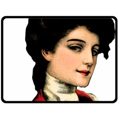 Lady 1032898 1920 Fleece Blanket (large)  by vintage2030