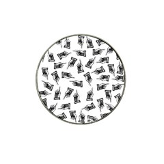 Pointing Finger Pattern Hat Clip Ball Marker (10 Pack) by Valentinaart