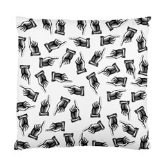 Pointing Finger Pattern Standard Cushion Case (two Sides) by Valentinaart