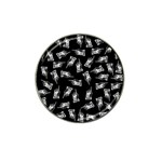 Pointing finger pattern Hat Clip Ball Marker Front