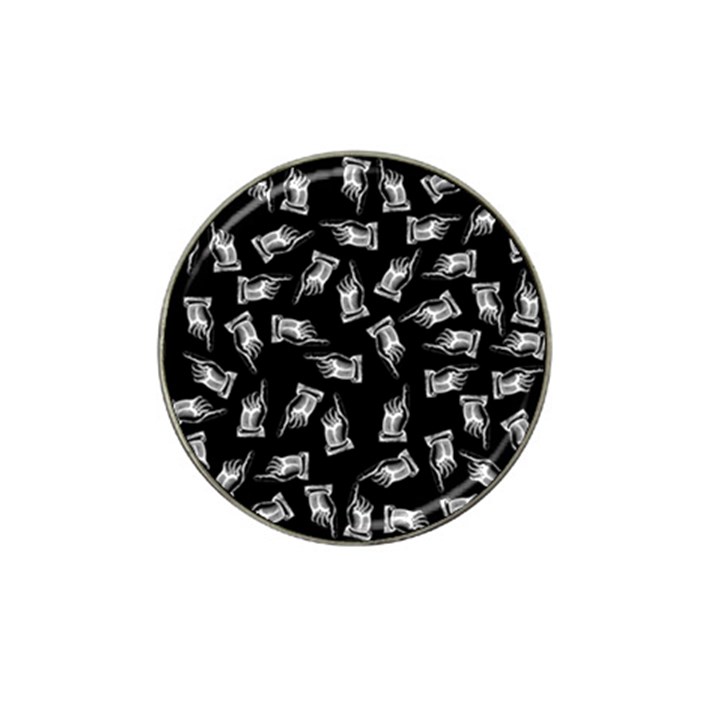 Pointing finger pattern Hat Clip Ball Marker