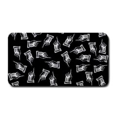 Pointing Finger Pattern Medium Bar Mats by Valentinaart