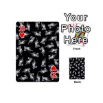 Pointing finger pattern Playing Cards 54 (Mini)  Front - Heart10