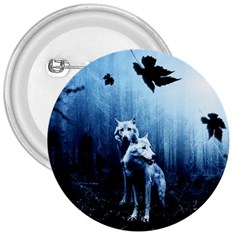 Wolfs 3  Buttons by Valentinaart