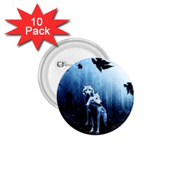 Wolfs 1 75  Buttons (10 Pack) by Valentinaart