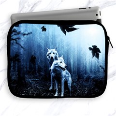 Wolfs Apple Ipad 2/3/4 Zipper Cases by Valentinaart