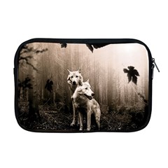 Wolfs Apple Macbook Pro 17  Zipper Case by Valentinaart