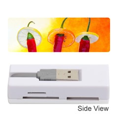 Three Red Chili Peppers Memory Card Reader (stick) by FunnyCow