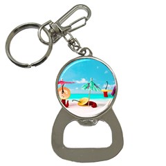 Red Chili Peppers On The Beach Bottle Opener Key Chains by FunnyCow