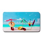 Red Chili Peppers On The Beach Medium Bar Mats 16 x8.5  Bar Mat