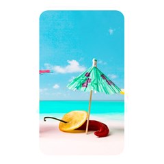 Red Chili Peppers On The Beach Memory Card Reader (rectangular) by FunnyCow