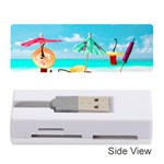 Red Chili Peppers On The Beach Memory Card Reader (Stick) Front