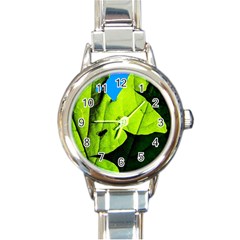 Window Of Opportunity Round Italian Charm Watch by FunnyCow