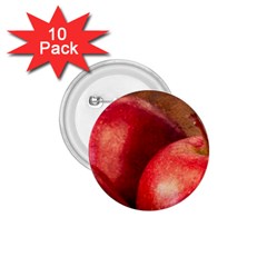 Three Red Apples 1 75  Buttons (10 Pack) by FunnyCow